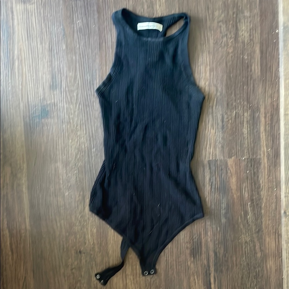 Abercrombie & Fitch Black Textured Top